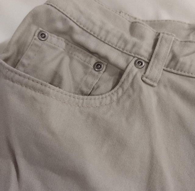 BROWDWIN ペグトップ ベージュチノパンツ クロップド 古着 W69~77 < 女性ファッション  BROWDWIN ペグトップ ベージュチノパンツ クロップド 古着 W69~77 < 女性ファッションの