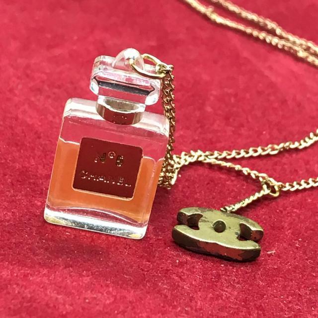 ヴィンテージ 正規品 シャネル CoCo&香水ボトル ネックレス ゴールド < ブランド  ヴィンテージ 正規品 シャネル CoCo&香水ボトル ネックレス ゴールド < ブランドの