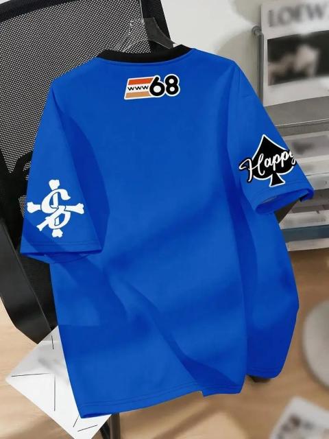 超お買い得990円★ユース ラウンドネック プリント カジュアル 半袖 Tシャツ USAサイズM(日本サイズXL相当) < 男性ファッション  超お買い得990円★ユース ラウンドネック プリント カジュアル 半袖 Tシャツ USAサイズM(日本サイズXL相当) < 男性ファッションの