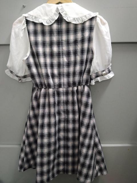 Ank Rouge☆ハートボタンチェックワンピ < ブランド Ank Rouge☆ハートボタンチェックワンピ < ブランドの