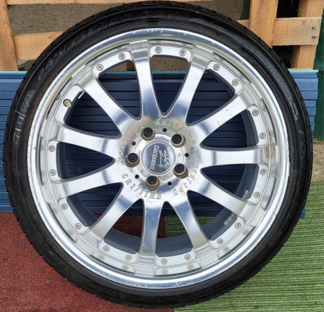 CARLSSON カールソン CR1/11RS 20インチ 9.5J+40 PCD114.3 5穴タイヤ付き1本のみ225/35 < 自動車/バイク CARLSSON カールソン CR1/11RS 20インチ 9.5J+40 PCD114.3 5穴タイヤ付き1本のみ225/35 < 自動車/バイク