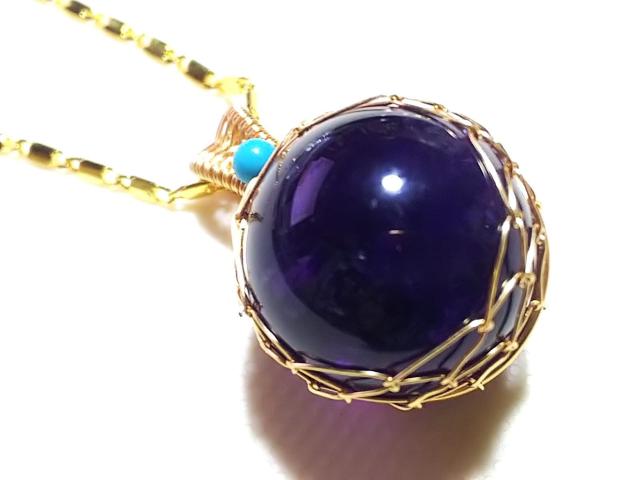 天然石★ウルグアイ アメジスト 18mm ペンダント < 女性アクセサリー/時計 天然石★ウルグアイ アメジスト 18mm ペンダント < 女性アクセサリー/時計の