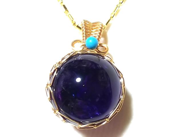 天然石★ウルグアイ アメジスト 18mm ペンダント < 女性アクセサリー/時計 天然石★ウルグアイ アメジスト 18mm ペンダント < 女性アクセサリー/時計の