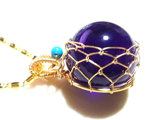 天然石★ウルグアイ アメジスト 18mm ペンダント < 女性アクセサリー/時計 天然石★ウルグアイ アメジスト 18mm ペンダント < 女性アクセサリー/時計の