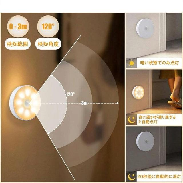 3�F�ؑց����̊��m �����_���E���� USB Type-C �}�O�l�b�g�V�[�� 8��LED���C�g �l�� �Z���T�[���C�g �� �Ɠd/AV�� 