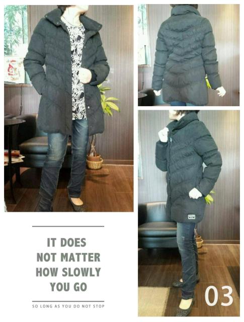 ★【SPORTIFF】スポーティフ★黒ブラックお洒落☆シンプル使える♪スッキリ細見え♪ダウンジャケットコート☆三浦りさ子 < 女性ファッション ★【SPORTIFF】スポーティフ★黒ブラックお洒落☆シンプル使える♪スッキリ細見え♪ダウンジャケットコート☆三浦りさ子 < 女性ファッションの