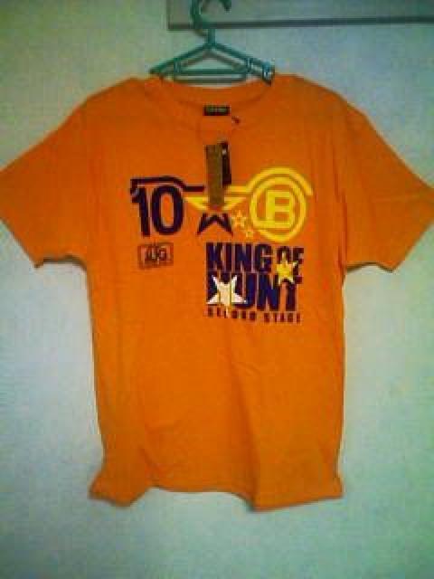 T-46★新品★半袖アメカジ&サーフTシャツ オレンジ L < 男性ファッション  T-46★新品★半袖アメカジ&サーフTシャツ オレンジ L  < 男性ファッションの
