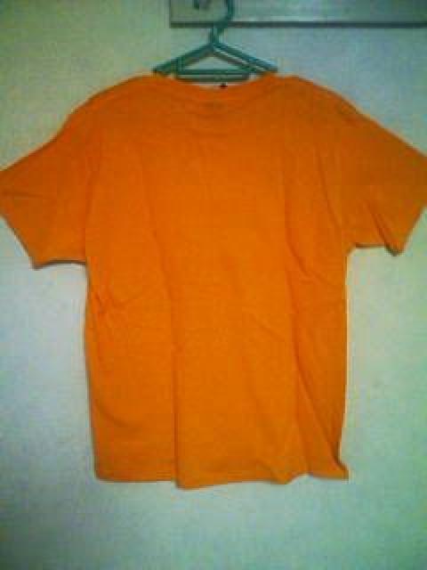 T-46★新品★半袖アメカジ&サーフTシャツ オレンジ L < 男性ファッション  T-46★新品★半袖アメカジ&サーフTシャツ オレンジ L < 男性ファッションの