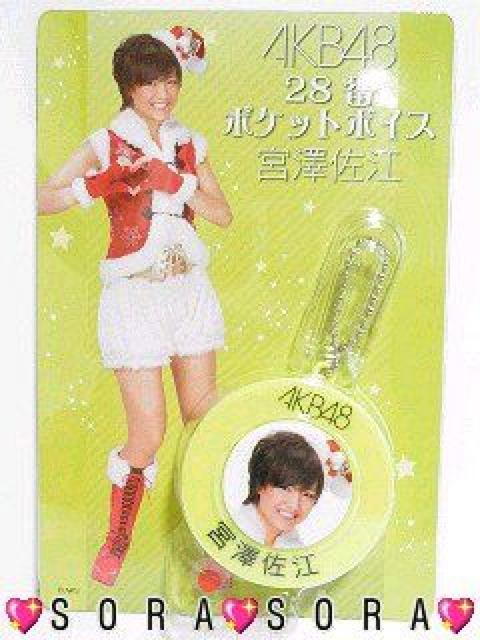 レア商品♪セブンイレブン一番くじ AKB48<宮澤佐江>ポケットボイス < タレントグッズ レア商品♪セブンイレブン一番くじ AKB48<宮澤佐江>ポケットボイス < タレントグッズの