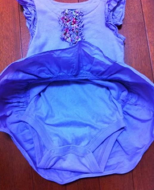 babyGAP☆パープルフリルワンピ70cm < ブランド  babyGAP☆パープルフリルワンピ70cm < ブランドの