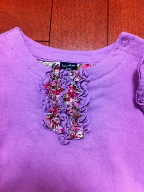babyGAP☆パープルフリルワンピ70cm < ブランド  babyGAP☆パープルフリルワンピ70cm < ブランドの