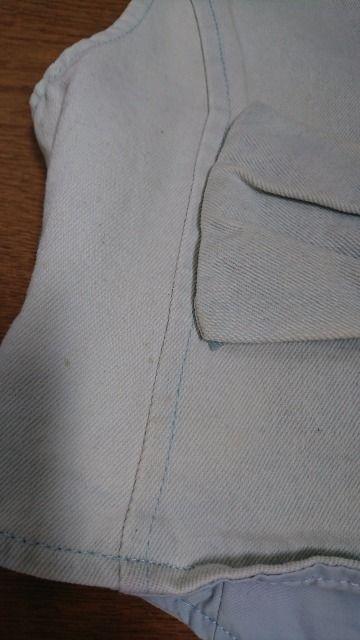 TRALALA☆白マキシワンピ+りぼん付デニムベスト☆SET売り☆新品同様 < ブランド TRALALA☆白マキシワンピ+りぼん付デニムベスト☆SET売り☆新品同様 < ブランドの