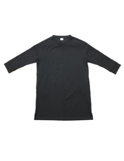 フェリシモ〓究極のカットソー黒チュニックワンピース(L)新品〓 < ブランド フェリシモ〓究極のカットソー黒チュニックワンピース(L)新品〓 < ブランドの