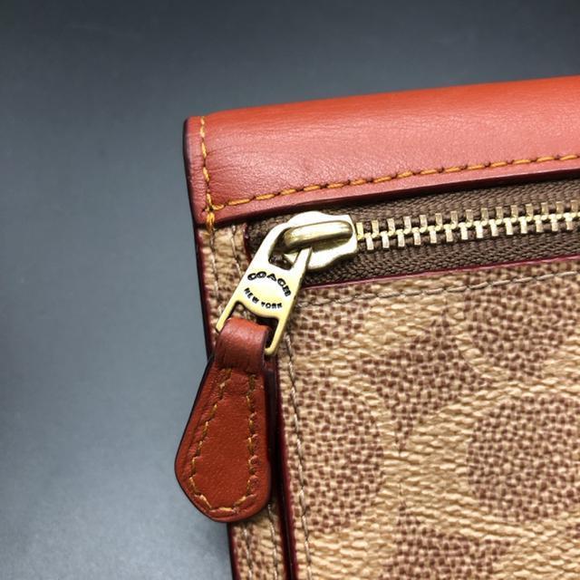 即決 COACH コーチ シグネチャー 三つ折り財布 < ブランド  即決 COACH コーチ シグネチャー 三つ折り財布 < ブランドの