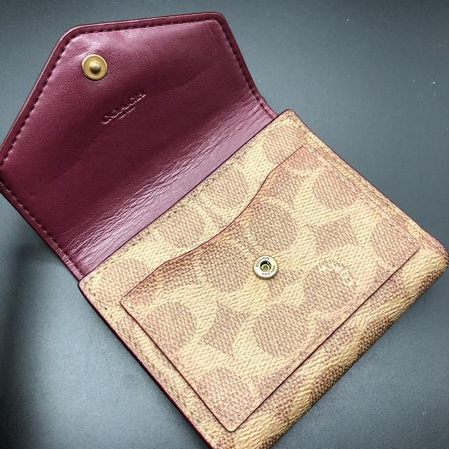 即決 COACH コーチ シグネチャー 三つ折り財布 < ブランド  即決 COACH コーチ シグネチャー 三つ折り財布 < ブランドの