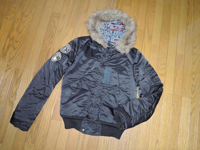 HYSTERIC GLAMOUR ヒステリックグラマー N2-Bジャケット S 黒 ファーパーカーPRIMALOFT モッズコート < ブランド  HYSTERIC GLAMOUR ヒステリックグラマー N2-Bジャケット S 黒 ファーパーカーPRIMALOFT モッズコート < ブランドの