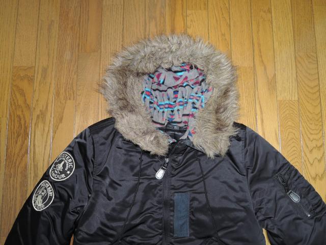 HYSTERIC GLAMOUR ヒステリックグラマー N2-Bジャケット S 黒 ファーパーカーPRIMALOFT モッズコート < ブランド  HYSTERIC GLAMOUR ヒステリックグラマー N2-Bジャケット S 黒 ファーパーカーPRIMALOFT モッズコート < ブランドの