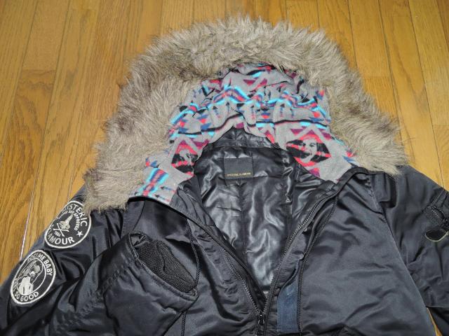 HYSTERIC GLAMOUR ヒステリックグラマー N2-Bジャケット S 黒 ファーパーカーPRIMALOFT モッズコート < ブランド  HYSTERIC GLAMOUR ヒステリックグラマー N2-Bジャケット S 黒 ファーパーカーPRIMALOFT モッズコート < ブランドの