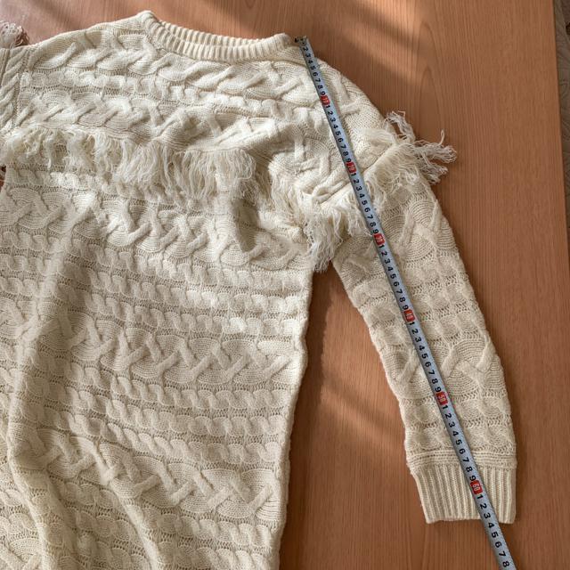 切手可 フリンジ 付 ニットワンピース < 女性ファッション  切手可 フリンジ 付 ニットワンピース < 女性ファッションの