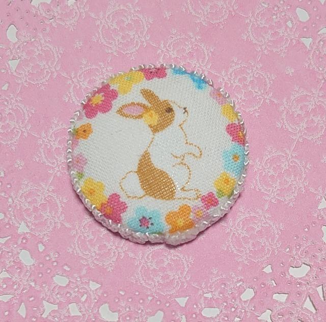 ハンドメイド♪くるみボタンマグネット『春色アニマル』うさぎA < ペット/手芸/園芸 ハンドメイド♪くるみボタンマグネット『春色アニマル』うさぎA < ペット/手芸/園芸の