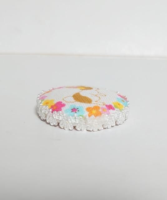 ハンドメイド♪くるみボタンマグネット『春色アニマル』うさぎA < ペット/手芸/園芸 ハンドメイド♪くるみボタンマグネット『春色アニマル』うさぎA < ペット/手芸/園芸の