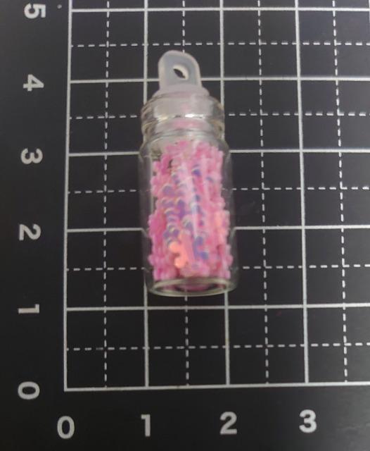 ★ハンドメイド素材★ミニボトル入り!結晶ホログラム・ピンク < 香水/コスメ/ネイル  ★ハンドメイド素材★ミニボトル入り!結晶ホログラム・ピンク < 香水/コスメ/ネイルの