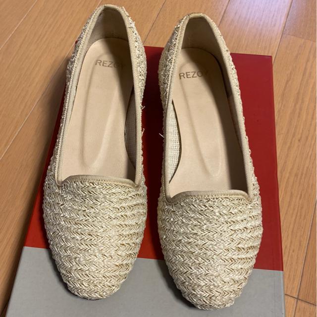 レディース靴/ベージュ.オフホワイト系/ほぼペタンコ(カカト低め)シューズ/オシャレパンプス/サイズ23p/中古 < 女性ファッション  レディース靴/ベージュ.オフホワイト系/ほぼペタンコ(カカト低め)シューズ/オシャレパンプス/サイズ23p/中古  < 女性ファッションの