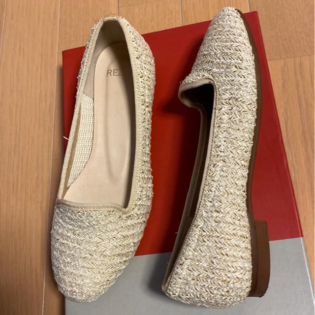 レディース靴/ベージュ.オフホワイト系/ほぼペタンコ(カカト低め)シューズ/オシャレパンプス/サイズ23p/中古 < 女性ファッション  レディース靴/ベージュ.オフホワイト系/ほぼペタンコ(カカト低め)シューズ/オシャレパンプス/サイズ23p/中古 < 女性ファッションの