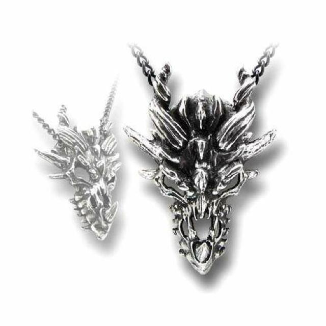 ALCHEMY GOTHIC: ドラゴンスカルペンダント < 女性アクセサリー/時計  ALCHEMY GOTHIC: ドラゴンスカルペンダント < 女性アクセサリー/時計の
