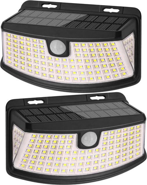 センサーライト ソーラー 屋外, 120 LED ガーデンライト 壁掛け式 2個セット < ペット/手芸/園芸  センサーライト ソーラー 屋外, 120 LED ガーデンライト 壁掛け式 2個セット  < ペット/手芸/園芸の