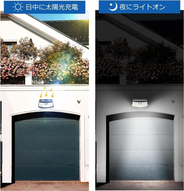 センサーライト ソーラー 屋外, 120 LED ガーデンライト 壁掛け式 2個セット < ペット/手芸/園芸  センサーライト ソーラー 屋外, 120 LED ガーデンライト 壁掛け式 2個セット < ペット/手芸/園芸の