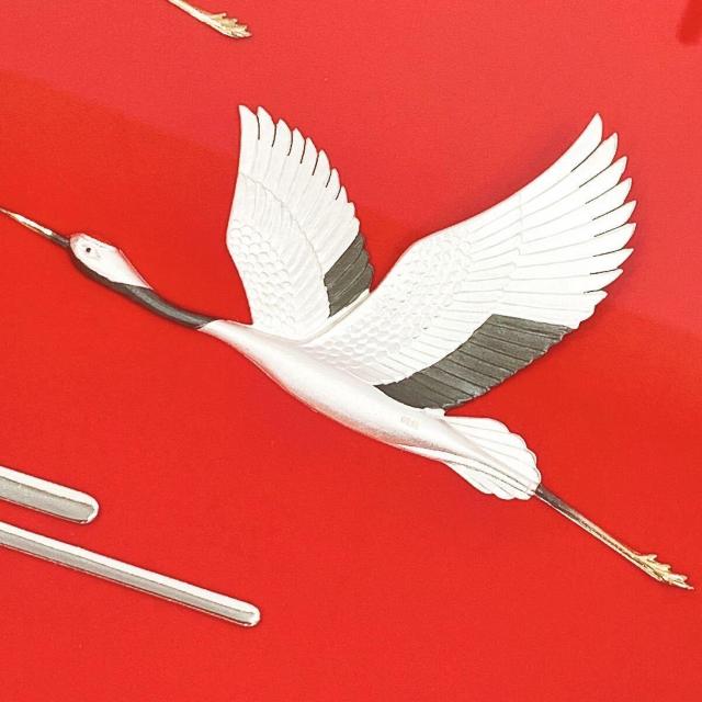 高騰中!販売価格220,000 関武比古氏作 純銀 額「日の出 鶴」4号 < ホビー  高騰中!販売価格220,000 関武比古氏作 純銀 額「日の出 鶴」4号 < ホビーの