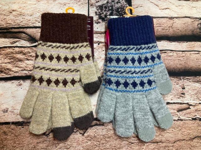 日本製 タッチパネル対応!抗菌防臭&吸湿発熱!可愛いノルディック柄!レディース ニットグローブ(画像から)1双 < 女性ファッション  日本製 タッチパネル対応!抗菌防臭&吸湿発熱!可愛いノルディック柄!レディース ニットグローブ(画像から)1双 < 女性ファッションの