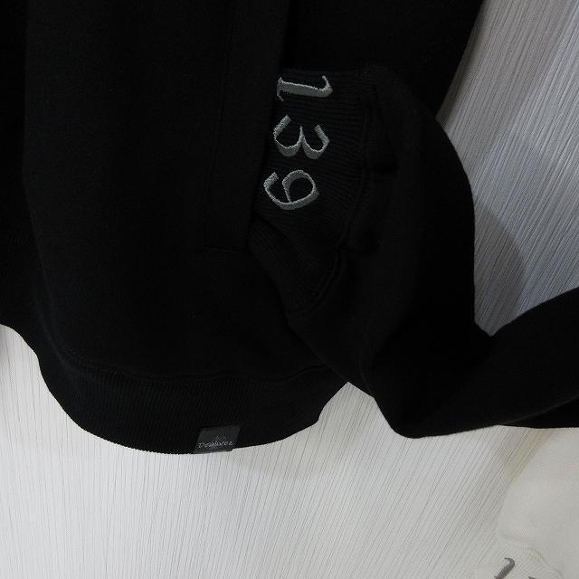 NEW最新bkML【Dealivez】Black Letter ハーフZIP ALL刺繍 Dzチャーム付 袖リブ刺繍 プルオーバー < 男性ファッション NEW最新bkML【Dealivez】Black Letter ハーフZIP ALL刺繍 Dzチャーム付 袖リブ刺繍 プルオーバー < 男性ファッションの