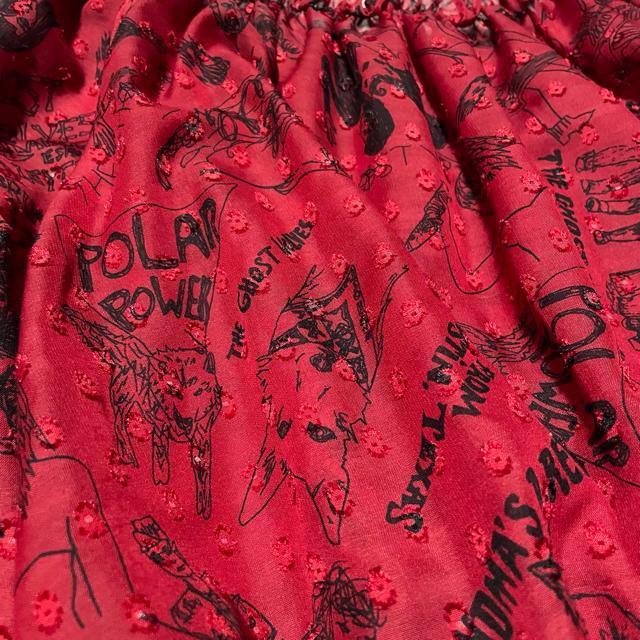 ヒステリックグラマー 総柄 シフォン オフショルダー トップス < ブランド ヒステリックグラマー 総柄 シフォン オフショルダー トップス < ブランドの