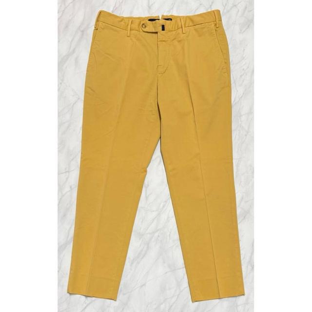 インコテックス綿メンズパンツROYAL BATAVIA SLIM FIT#48黄 < 男性ファッション インコテックス綿メンズパンツROYAL BATAVIA SLIM FIT#48黄 < 男性ファッションの