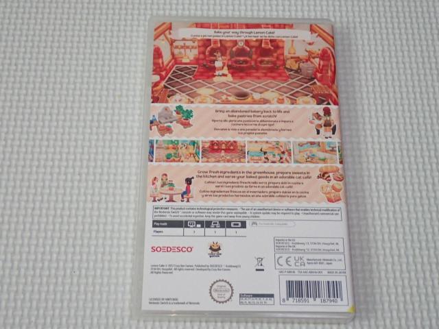 SWITCH��Lemon Cake �C�O�� EU�� ���{��\�L���聚���t�E�\�t�g�t �� �Q�[���{��/�\�t�g�� 