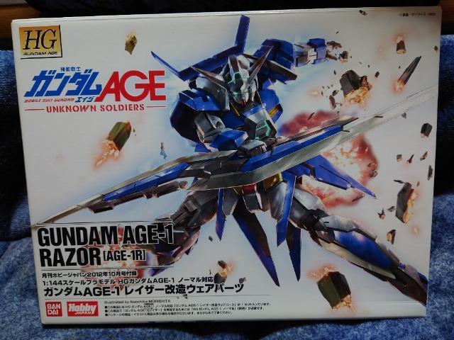 ガンダムAGE 1/144 ガンダムAGE‐1ノーマル&レイザー改造ウェアセット < ホビー ガンダムAGE 1/144 ガンダムAGE‐1ノーマル&レイザー改造ウェアセット < ホビーの