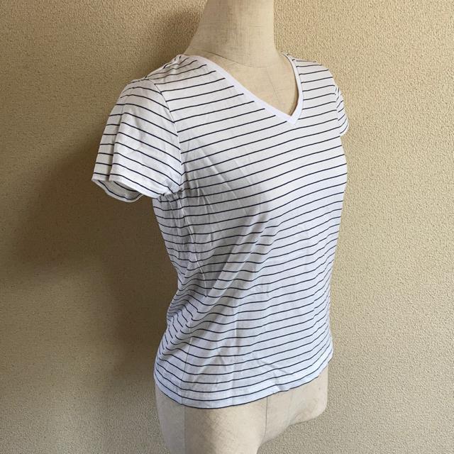 ナチュラルビューティーベーシック ボーダーTシャツ S < ブランド  ナチュラルビューティーベーシック ボーダーTシャツ S < ブランドの