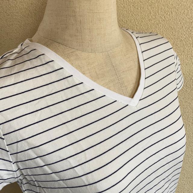 ナチュラルビューティーベーシック ボーダーTシャツ S < ブランド  ナチュラルビューティーベーシック ボーダーTシャツ S < ブランドの