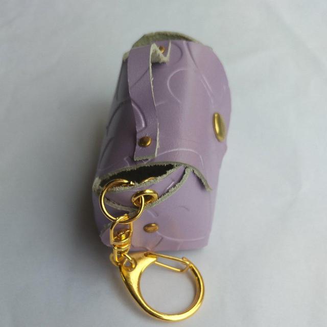 DIY 本革 ミニバッグ パープル(ハート型押し) < ペット/手芸/園芸  DIY 本革 ミニバッグ パープル(ハート型押し) < ペット/手芸/園芸の