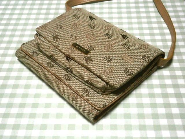 ◆ETRO エトロ ウォレット ショルダーバッグ ベージュ ペイズリー 中古品 < 女性ファッション  ◆ETRO エトロ ウォレット ショルダーバッグ ベージュ ペイズリー 中古品 < 女性ファッションの