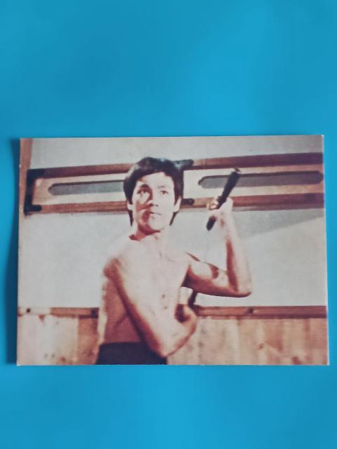 ブルース・リー ミニカード 46「ヌンチャク」ドラゴン ケンリック TOWA 昭和レトロ 当時物 縦7cm幅5cm < トレーディングカード ブルース・リー ミニカード 46「ヌンチャク」ドラゴン ケンリック TOWA 昭和レトロ 当時物 縦7cm幅5cm < トレーディングカードの