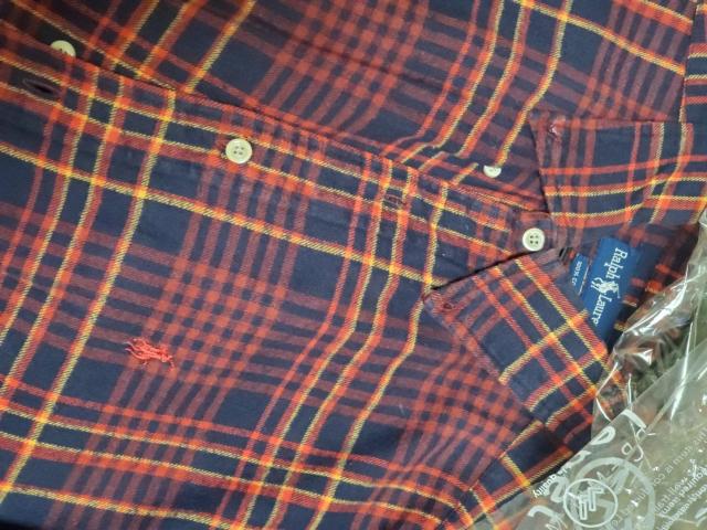 RALPH LAUREN ラルフローレン 長袖ボタンダウンシャツ チェック柄 M ◆クリーニング済み < ブランド RALPH LAUREN ラルフローレン 長袖ボタンダウンシャツ チェック柄 M ◆クリーニング済み < ブランドの