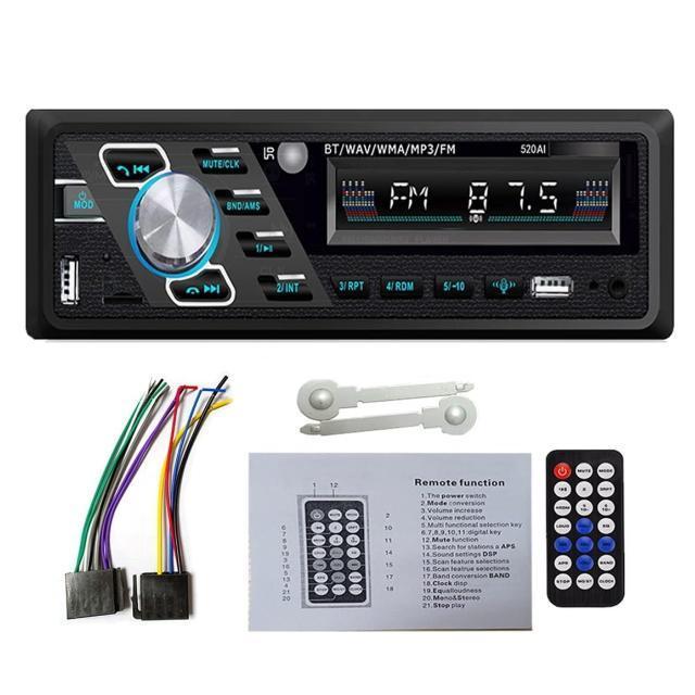 24v用1DINカーオーディオ BluetoothステレオMP3プレーヤー ハンズフリー通話 AUX機能リモコン付 USBメモリー < 自動車/バイク 24v用1DINカーオーディオ BluetoothステレオMP3プレーヤー ハンズフリー通話 AUX機能リモコン付 USBメモリー < 自動車/バイク