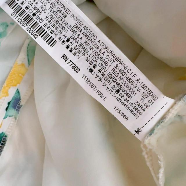 ��ZARA/�U�����ԕ��~�j�����s�[�X���z���C�gS*�ăR�[�f*�C�O���s���]�[�g �� �u�����h�� 