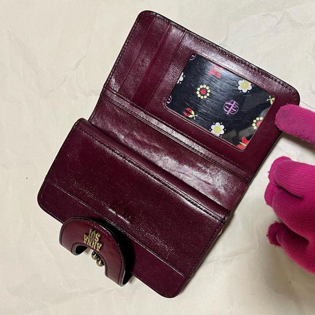 �y�����[�zANNA SUI �A�i�X�C ���܌� ��܂���z �p�X�P�[�X�t ���U�[ �� �u�����h�� 