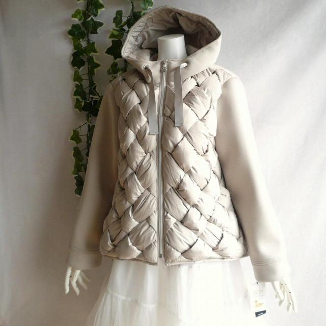 �V�i a082 L ���̕҂ݍ��� �ؑ� �_�E���W���P�b�g �O���[�W�� �H�~ �_�E��80�� �t�[�h�L �_���{�[���j�b�g �� �����t�@�b�V������ 