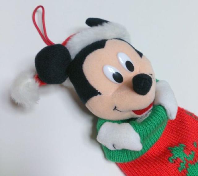 ミッキー★X'mas ソックス付き マスコット < おもちゃ  ミッキー★X'mas ソックス付き マスコット < おもちゃの