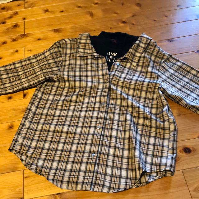 二枚重ね風トップス150 < キッズ/ベビー  二枚重ね風トップス150  < キッズ/ベビーの